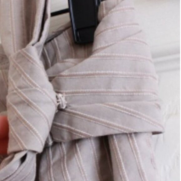 Alexander McQueen Taupe Stripe Bow Pencil Skirt S/S 2006 Collection - Picture 11 of 15